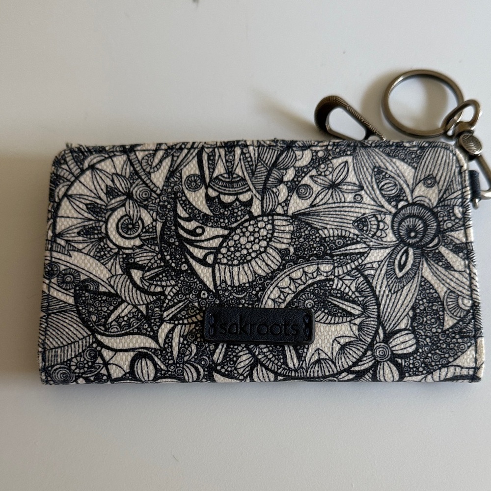 Sakroots Navy Spirt Desert Wallet